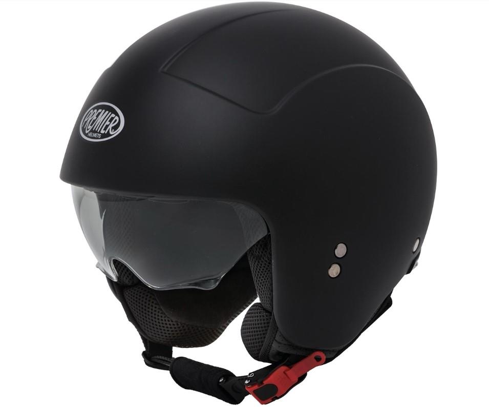 PREMIER jet helmet black Rocker