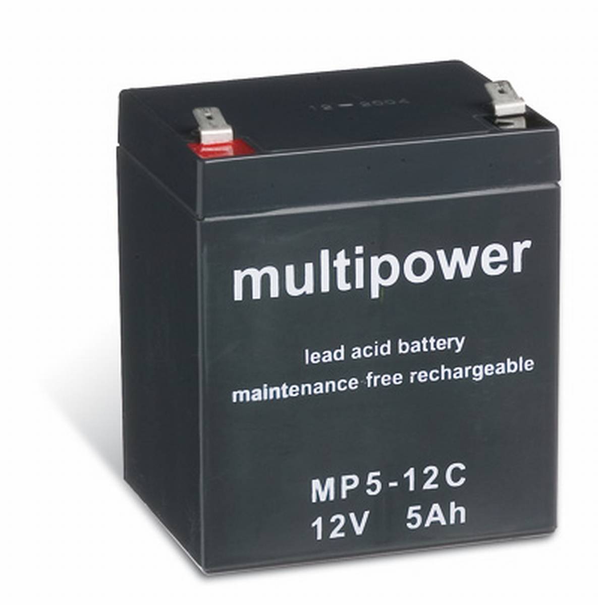 12V 5Ah Bleivliesakku Multipower MP5-12C Zyklentyp