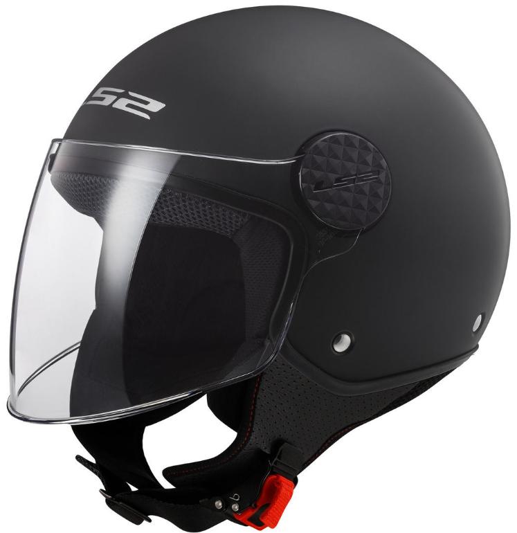 HELM LS2 Casque jet OF558 Sphere II noir mat