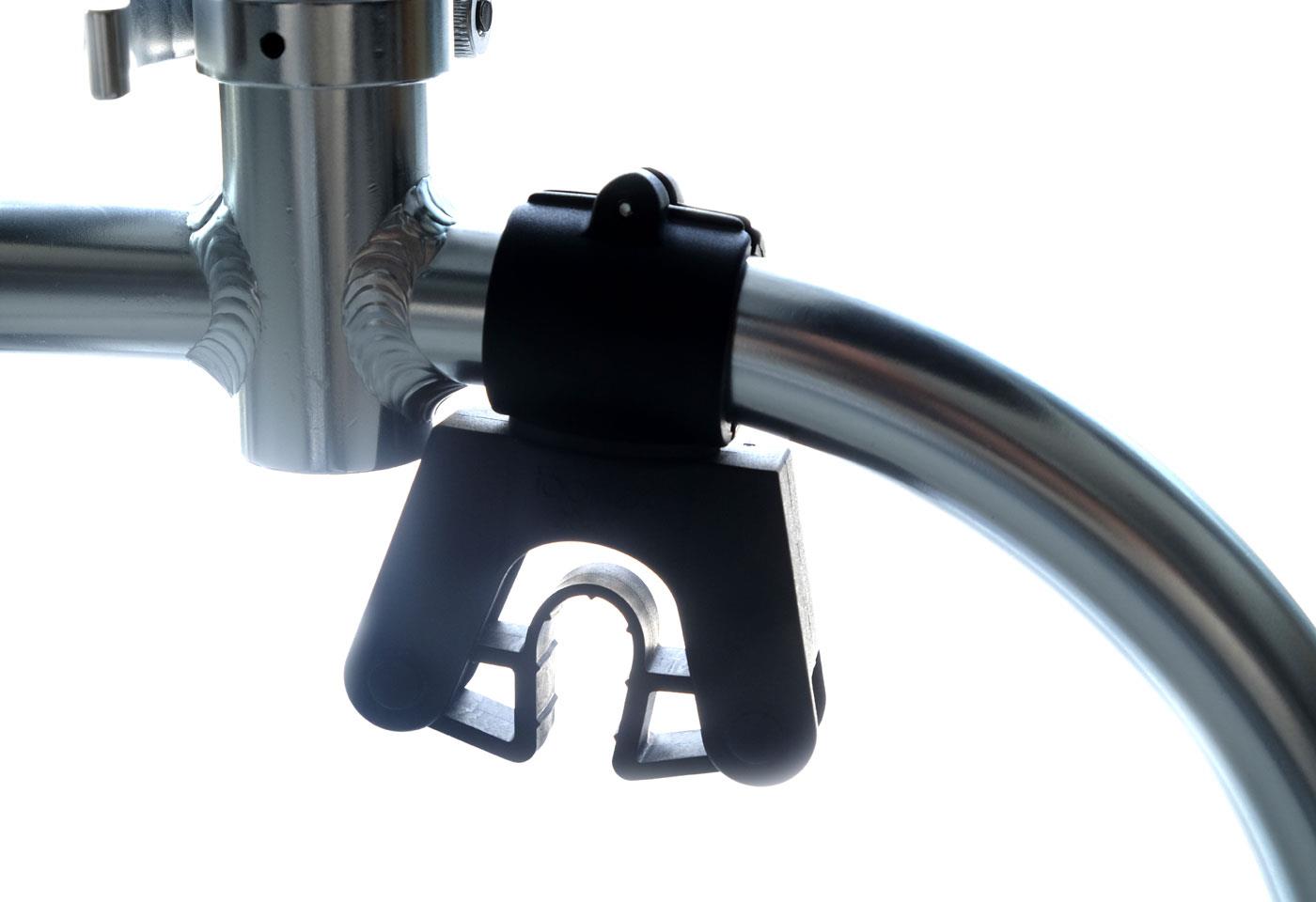Cane holder for TravelScoot and mobility aids Cane holder for TravelScoot and mobility aids