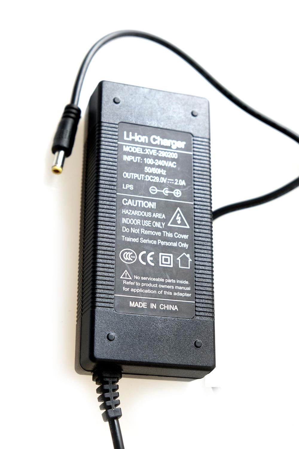 29V 2.0A Li-Ion Charger Hohlstecker 5,5 mm