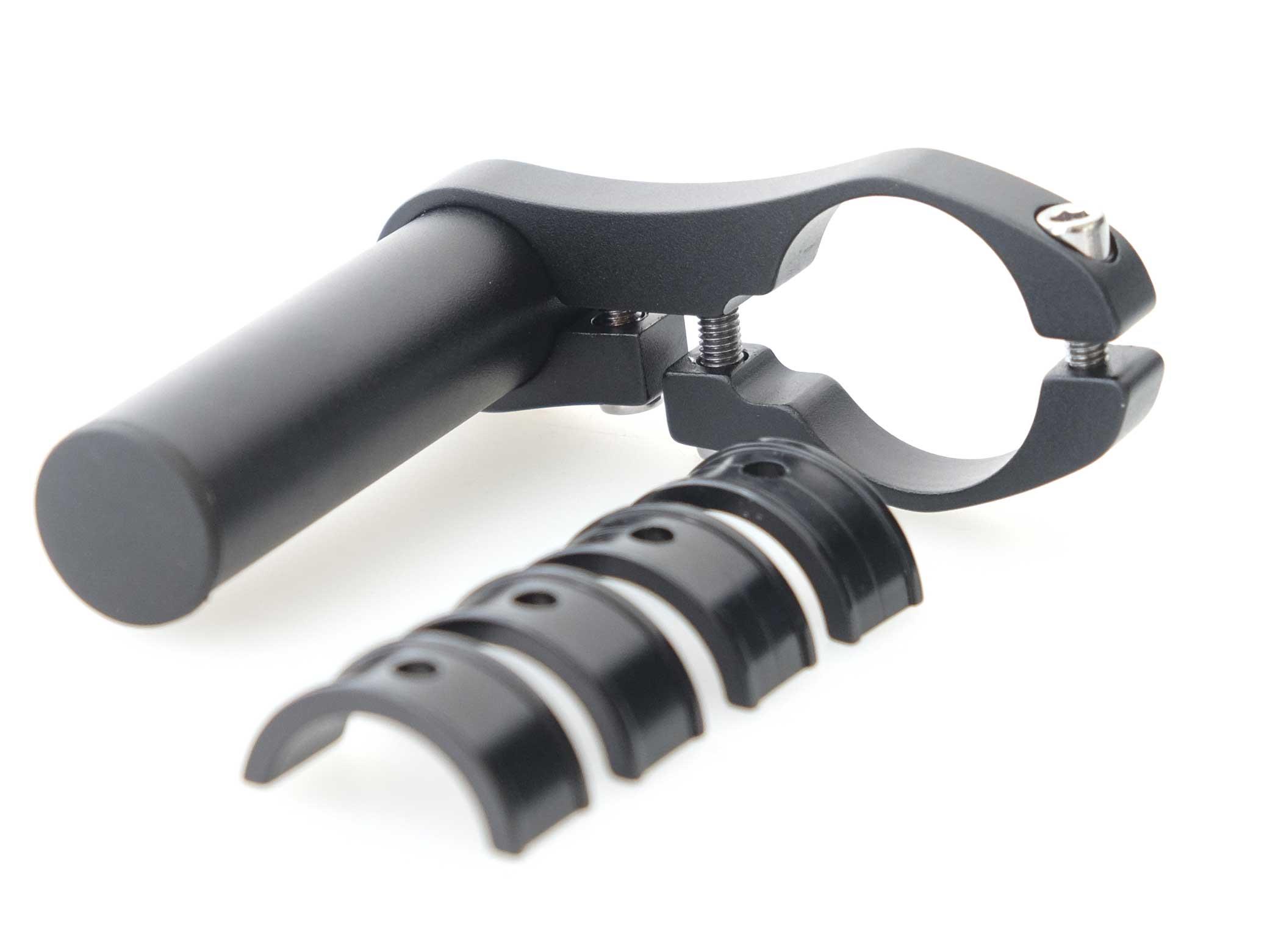 Point handlebar adapter extension for instruments / cell phone