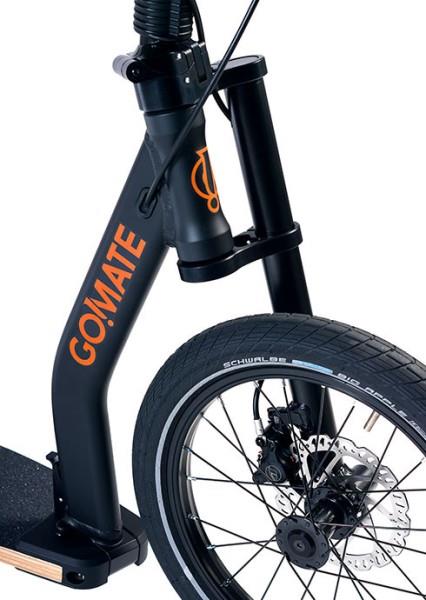 gomate TR3 staep Tretroller - schwarz