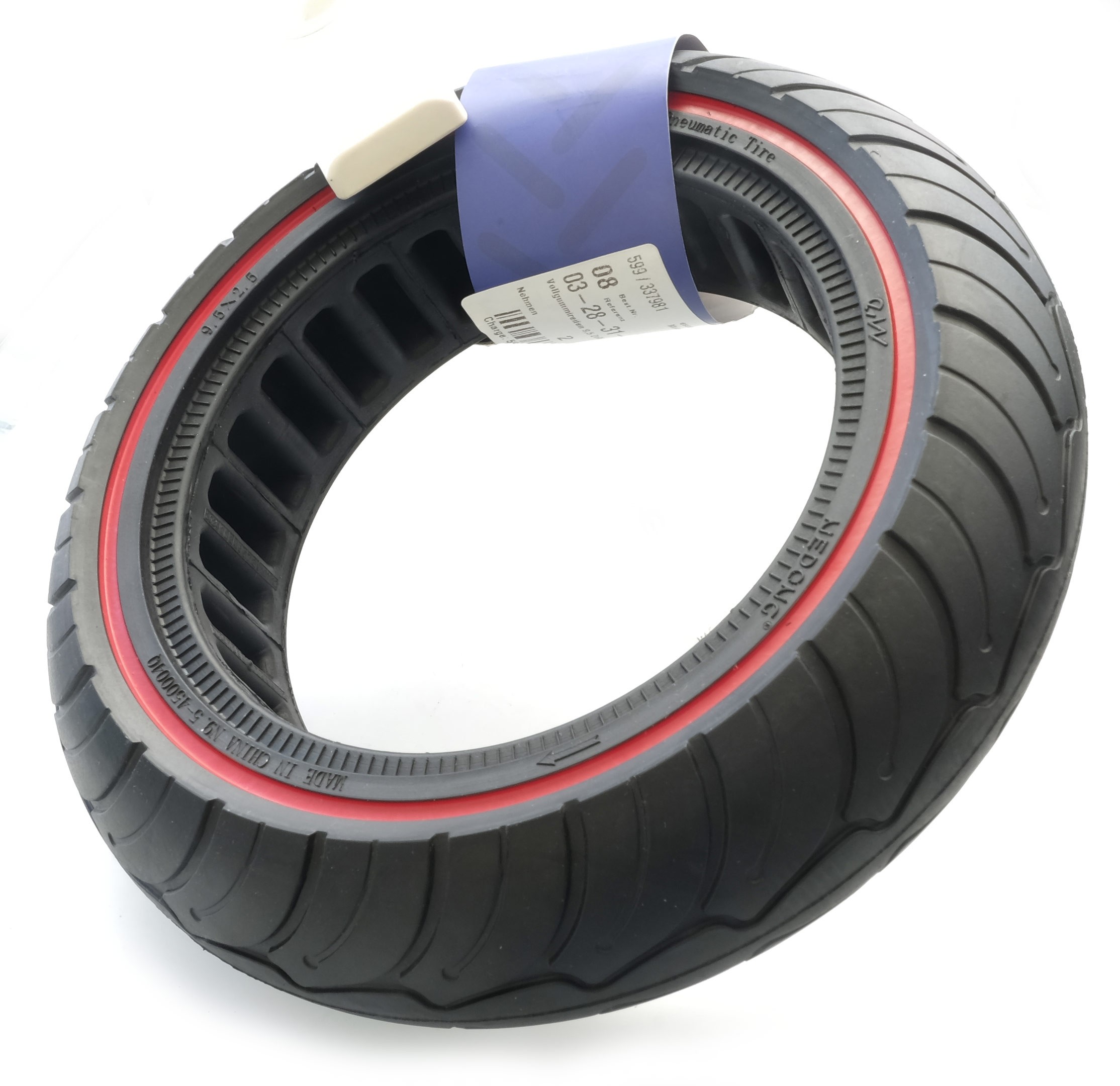 9.5x2.5 Niu Nedong eWheel Vollgummireifen