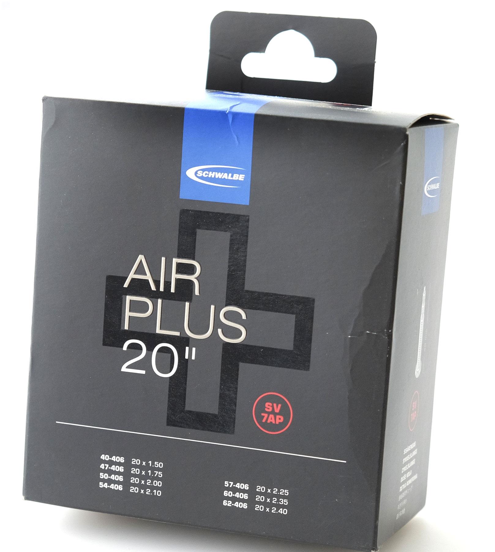 SCHWALBE Schlauch Nr.7+ AP, Air Plus, 20 - Sclaverandventil (SV)