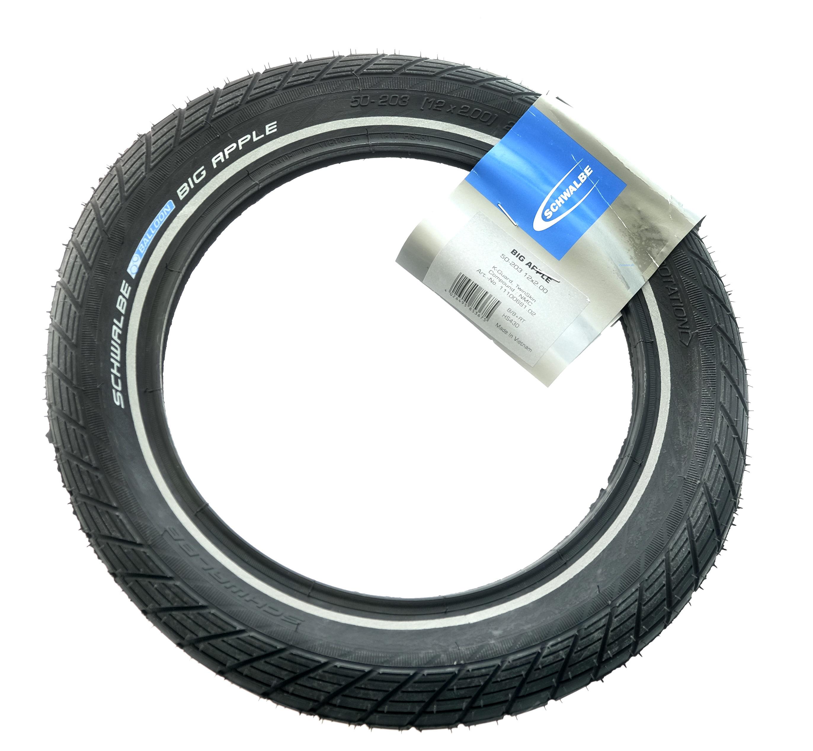 SCHWALBE Reifen Big Apple Active Line 50-203 (12" x 2,00)