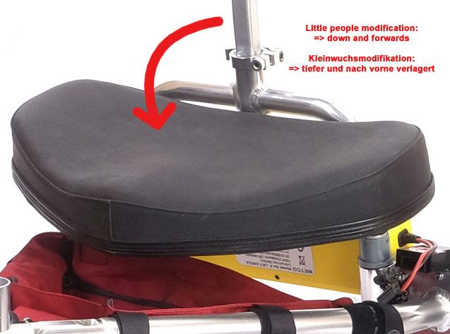 TRAVELSCOOT® Kleinwuchssitz Sonderumbau