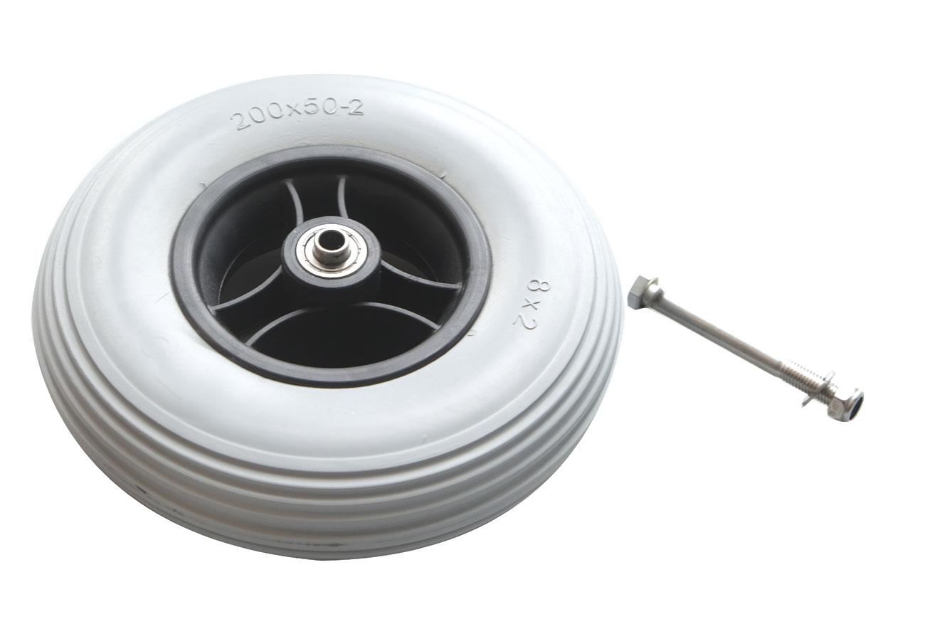 Roue avant PU pour TRAVELSCOOT®. Roue avant PU pour TRAVELSCOOT®.