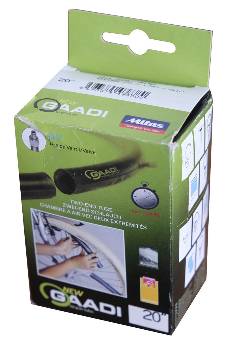 GAADI 20" Fahrradschlauch 1,9-2,1 breit (50-406/54-406)