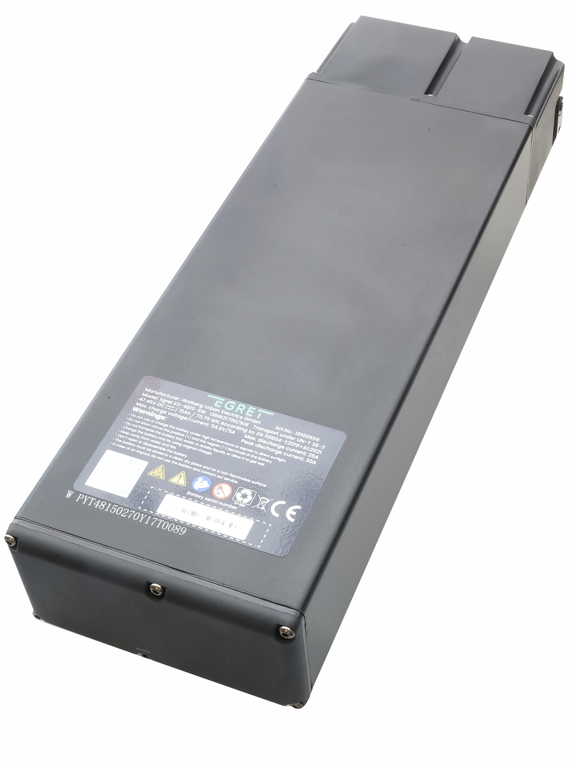 EGRET Akku für GT 	Batterie 48V - 15Ah