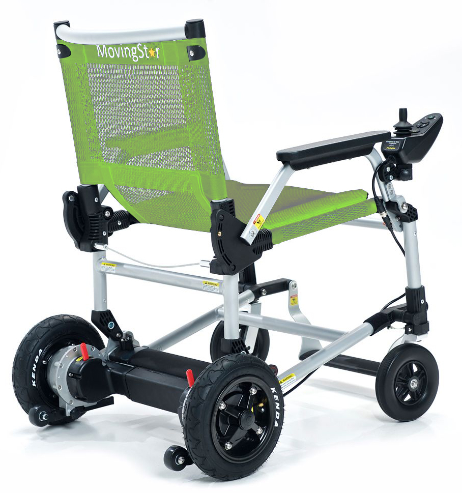 MovingStar 101 SF faltbarer zerlegbarer Elektrorollstuhl - grün