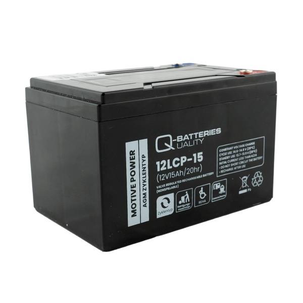 12V 15Ah Bleivliesakku Zyklentyp Q-Batteries AGM - Deep Cycle 12V 15Ah Bleivliesakku Zyklentyp Q-Batteries AGM - Deep Cycle
