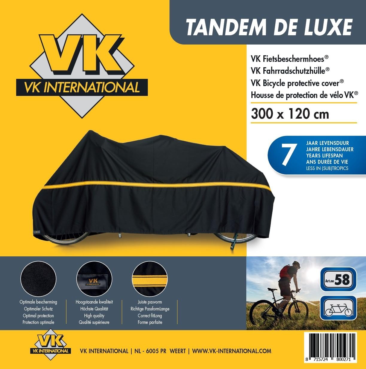 Faltgarage VK Überwurf Deluxe - Tandem 300 x 120 cm