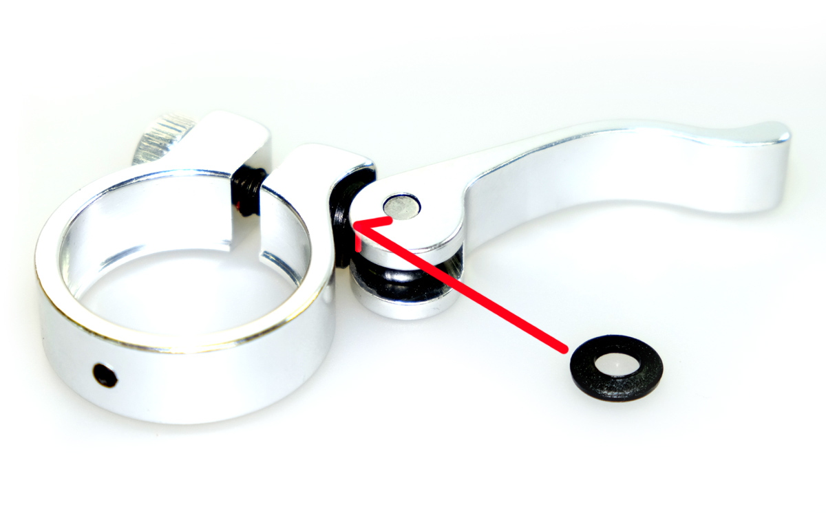 Spare pvc part for the clamp TravelScoot