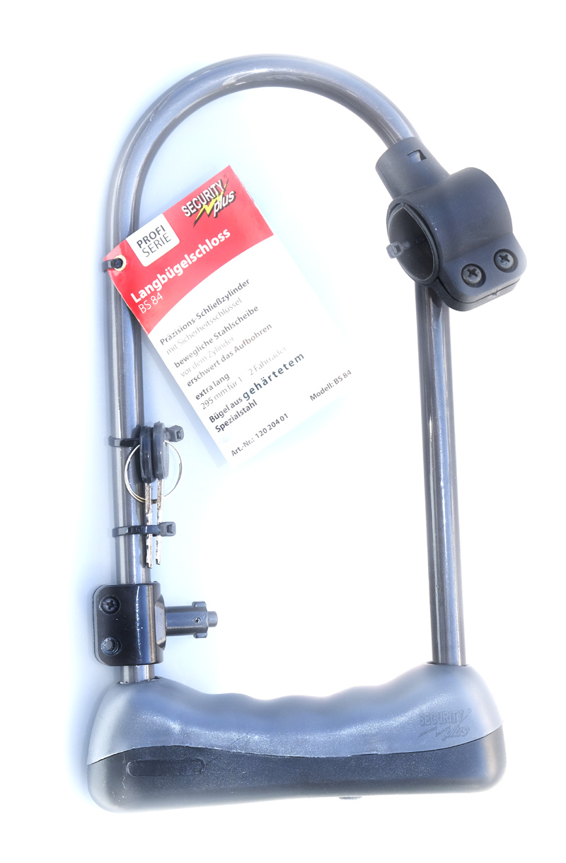 SECURITY PLUS Langbügelschloss BS84