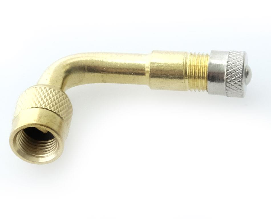 Ventilverlaengerung gekruemmt Messing