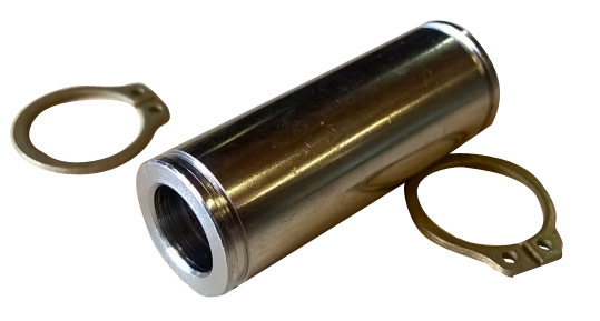 XOOTR® Achshülse mit 2 Sicherungsringen