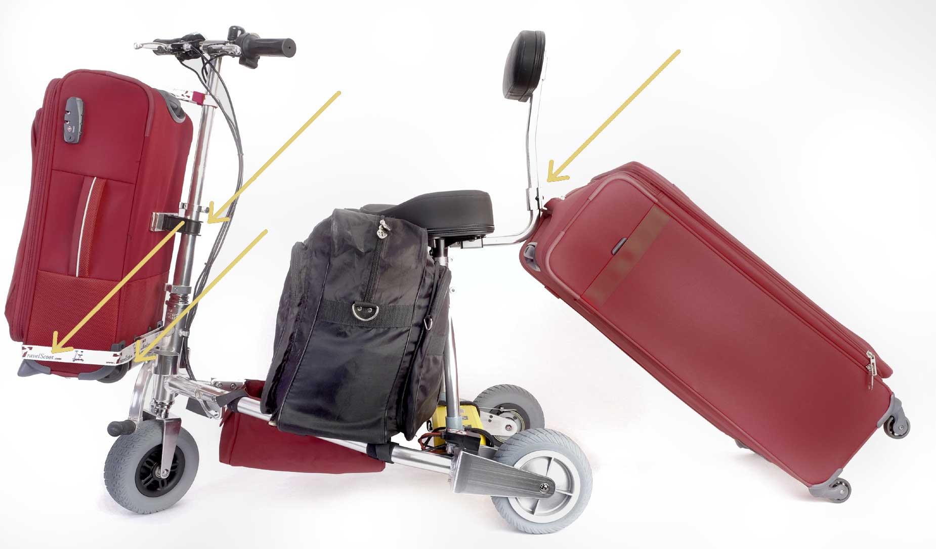 TRAVELSCOOT® Kit de bagages intelligent pour Escape & Shopper Cruiser