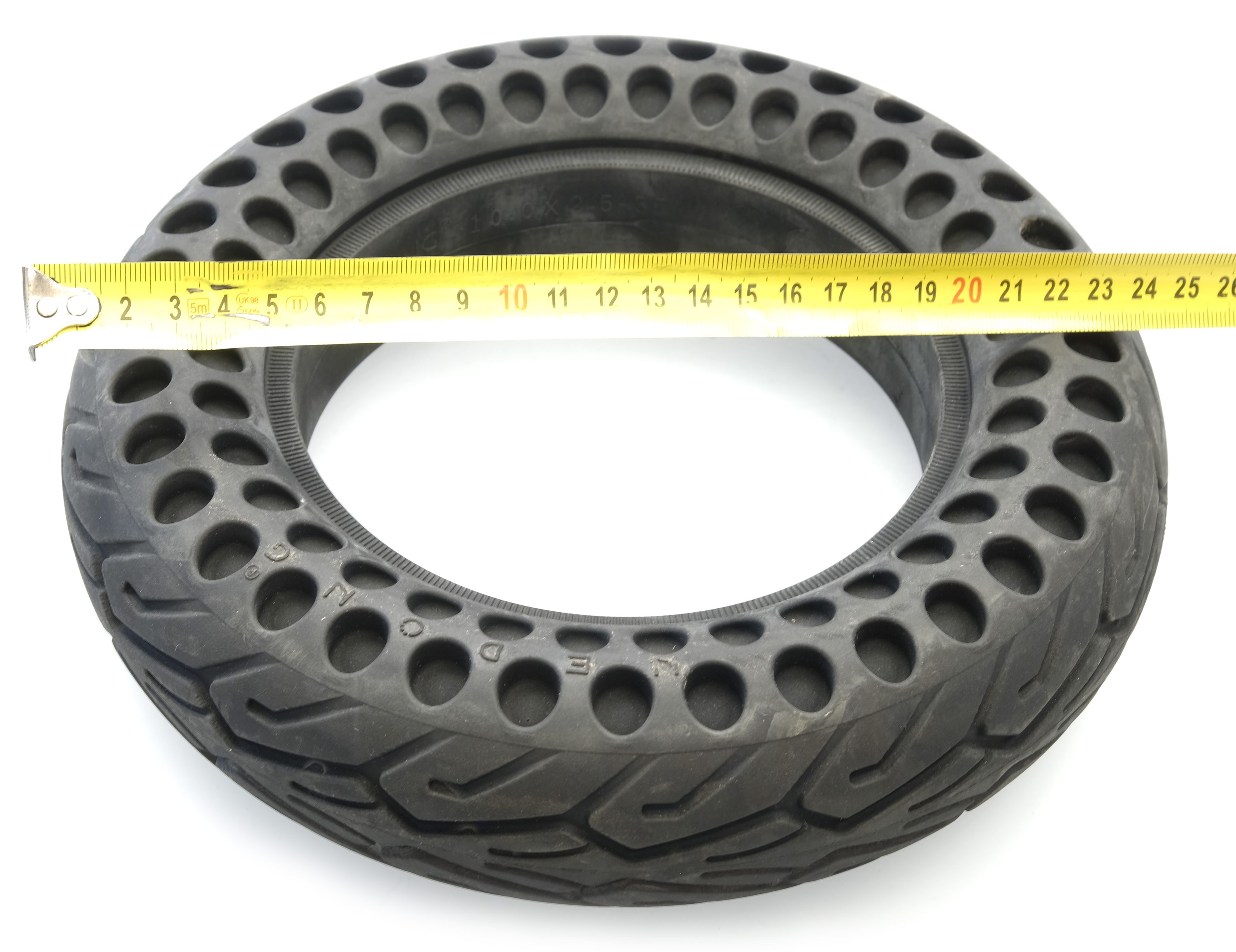 10 x 2.5 - 35 - 2 PU Vollgummireifen NEDONG®