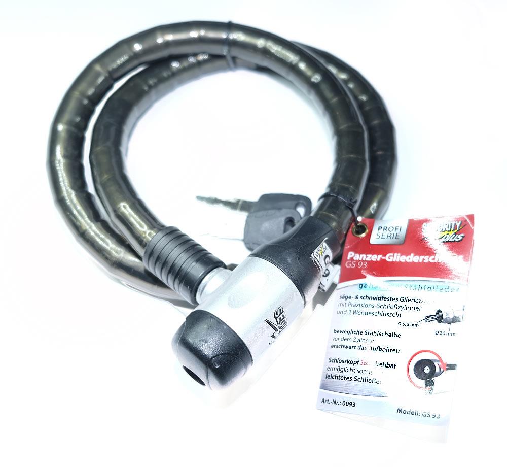 Point Panzerkabelschloss GS93 20mm Durchm. u. 100mm lang