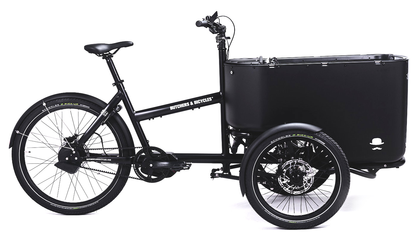 Butchers & Bicycles MK1-E Gen 3. Automatic - black komplett montiert!