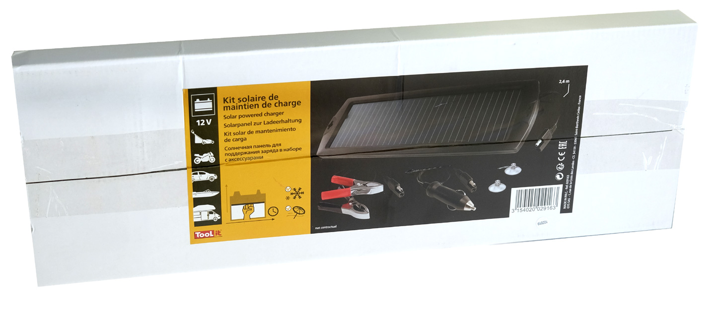 Solarbatterieladegerät Solar-Set