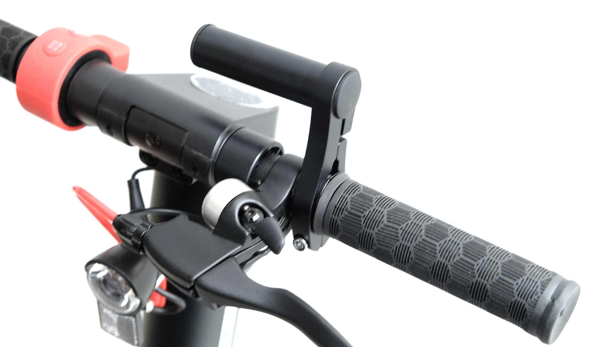 Point handlebar adapter extension for instruments / cell phone