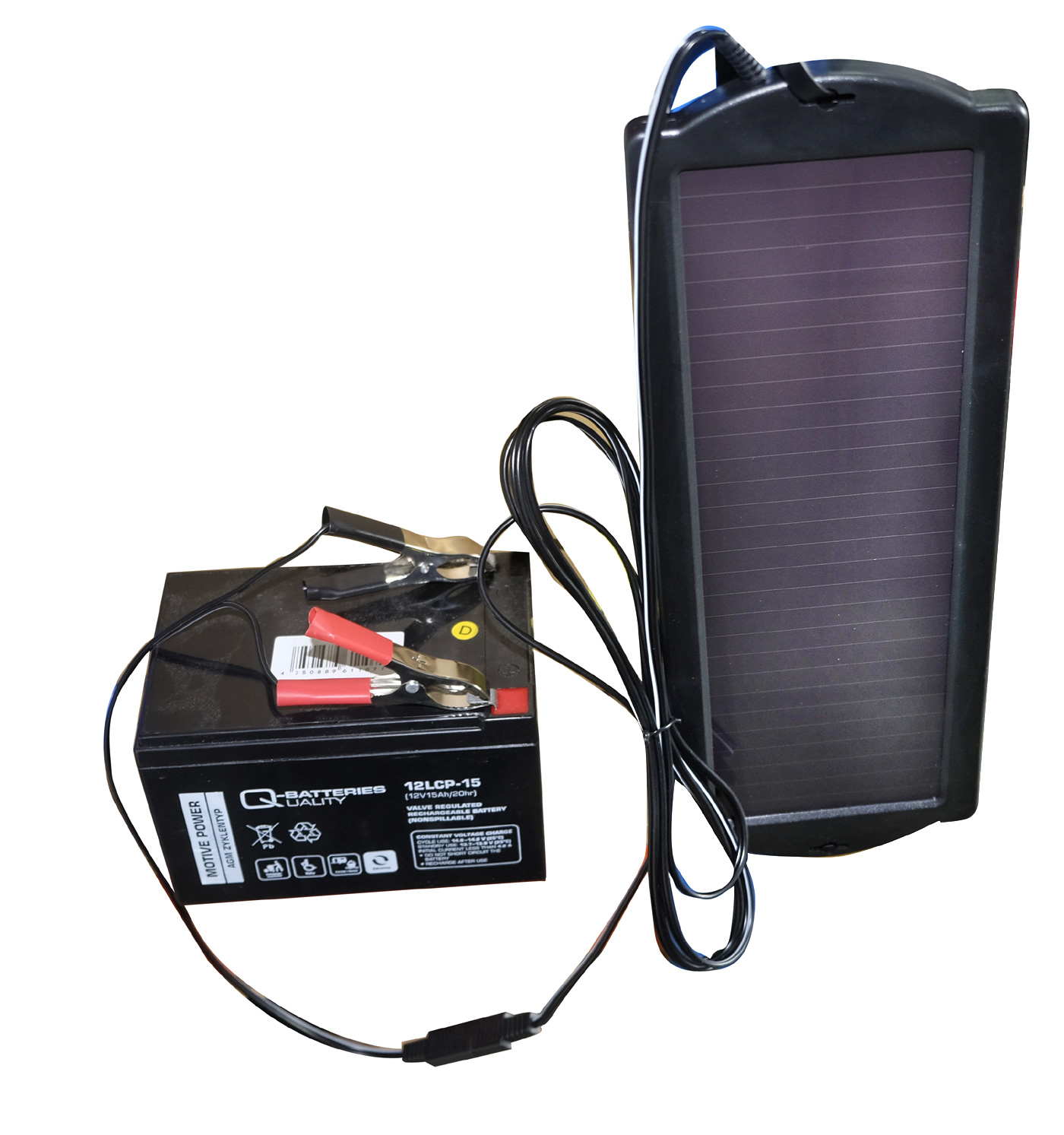 Solarbatterieladegerät Solar-Set