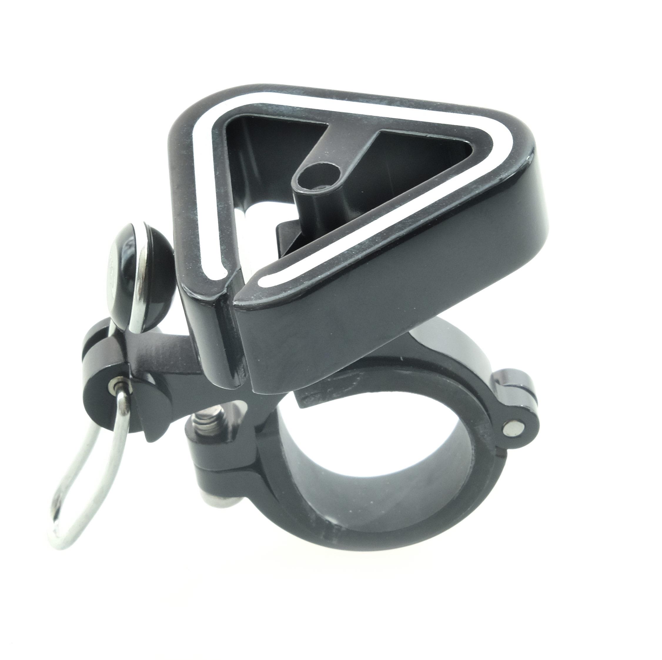 Triangle bell - ~ 6 seconds long lasting Bington! - black