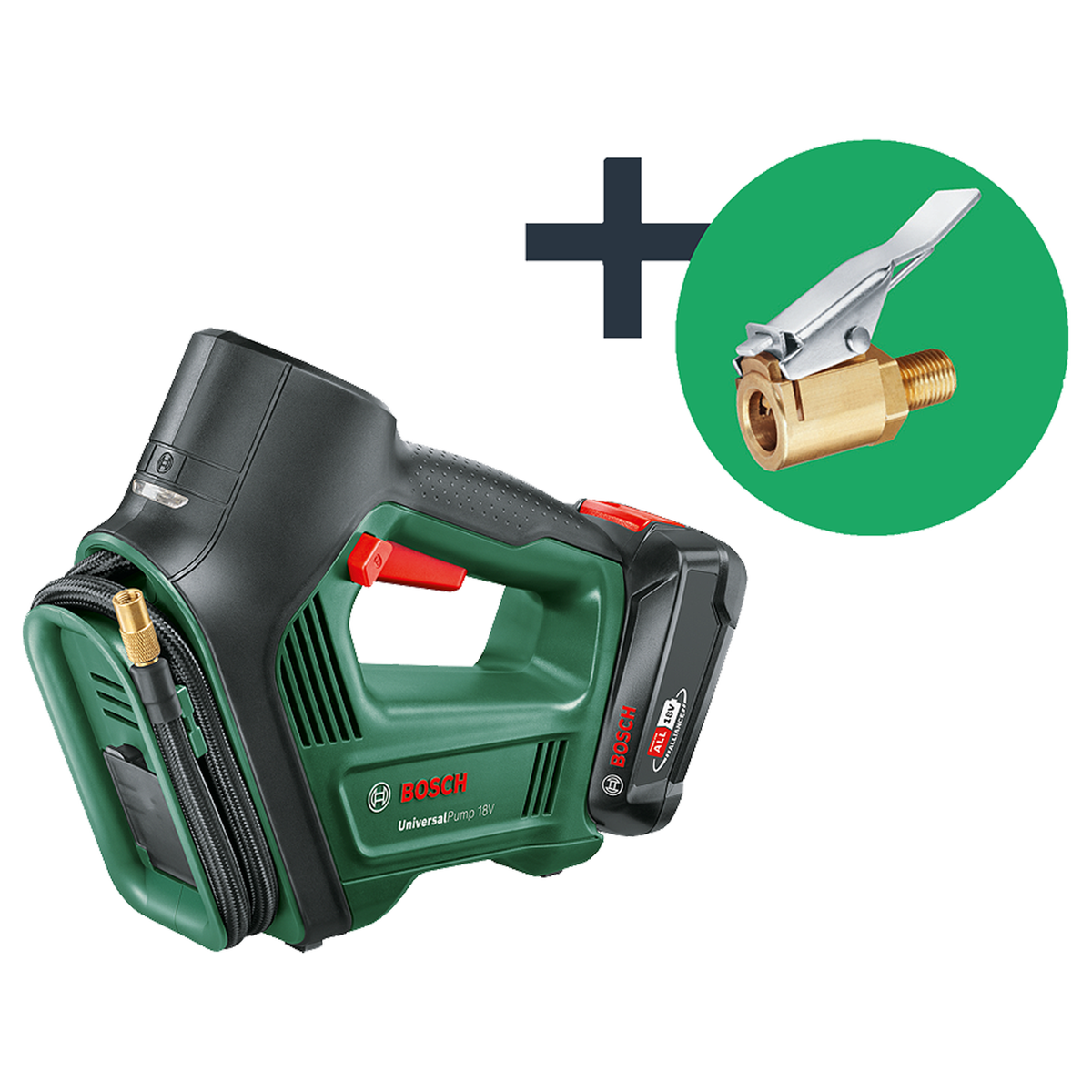 BOSCH UniversalPump 18V Akku-Druckluftpumpe BOSCH UniversalPump 18V Akku-Druckluftpumpe