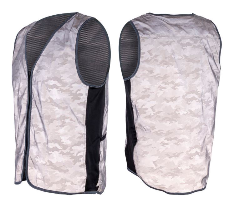 Reflektorweste mit Camouflagemuster vollständig reflektierend - XL