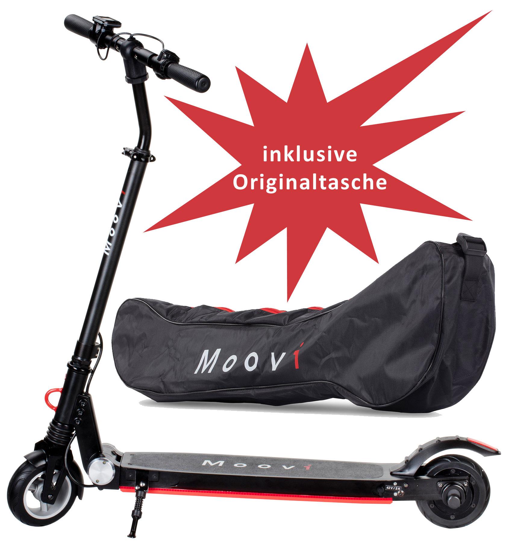 MOOVI Mini eScooter Demogerät / ohne Zulassung in BRD - silber (edelstahl)