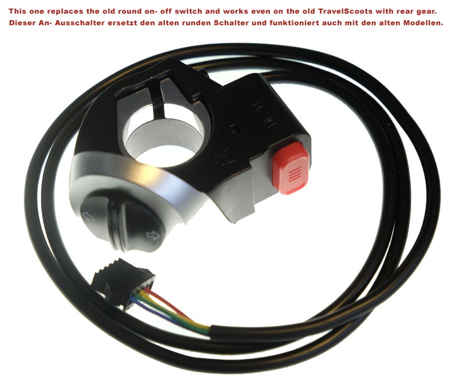 Interrupteur On-off switch TRAVELSCOOT®.
