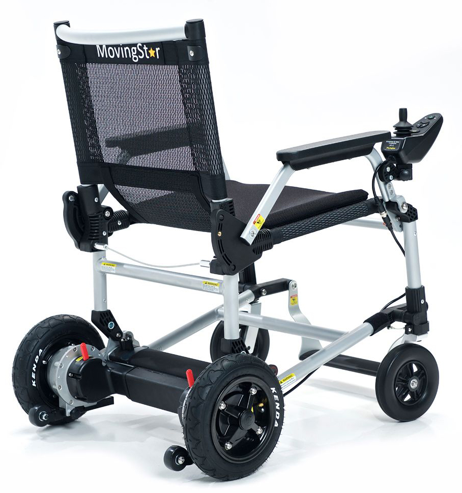 MovingStar 101 SF faltbarere zerlegbarer Elektrorollstuhl - schwarz