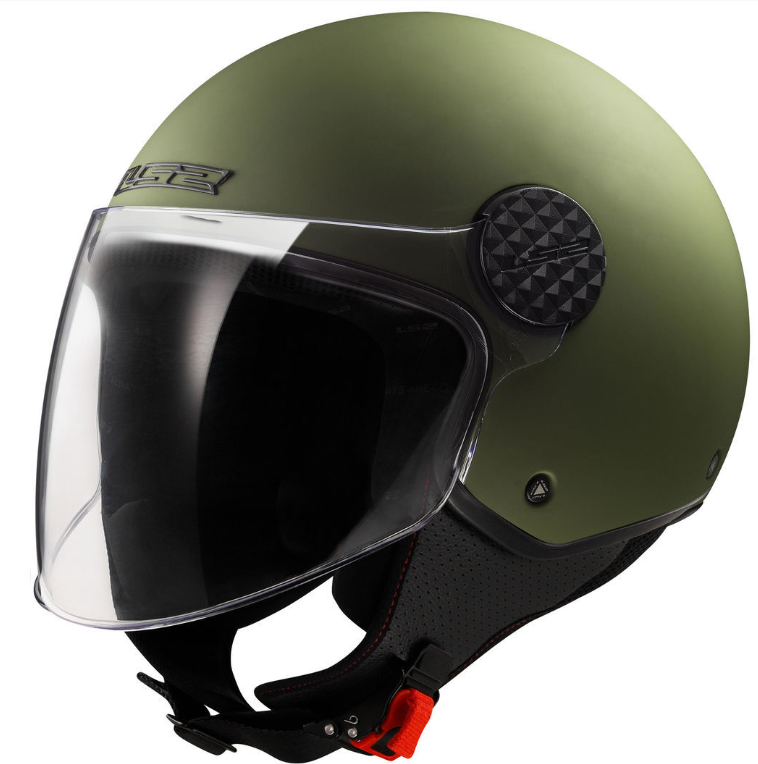 HELM LS2 Casco jet OF558 Sphere II Solid - verde
