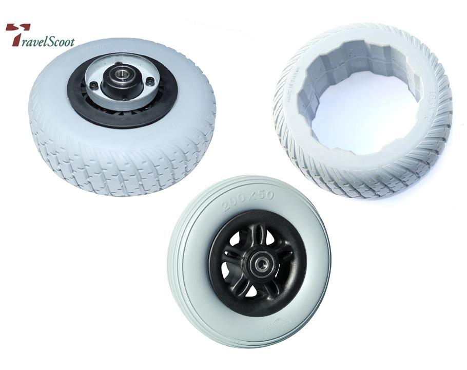 Kit complet de pneus pour TRAVELSCOOT® > 2012 Système de moteur-moyeu