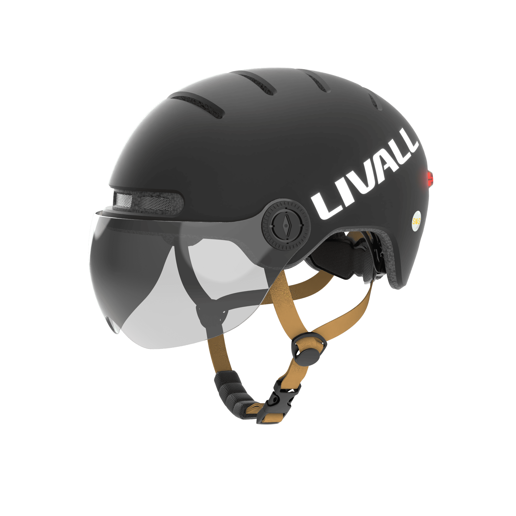 LIVALL L23 zugelassener S-Pedelec Helm (NTA 8776) - schwarz M 54-58