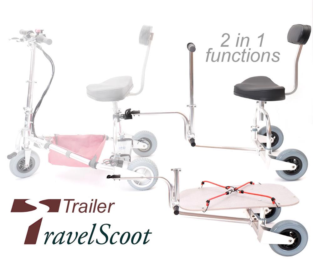 TRAVELSCOOT Trailer 2-in1 for persons and freight