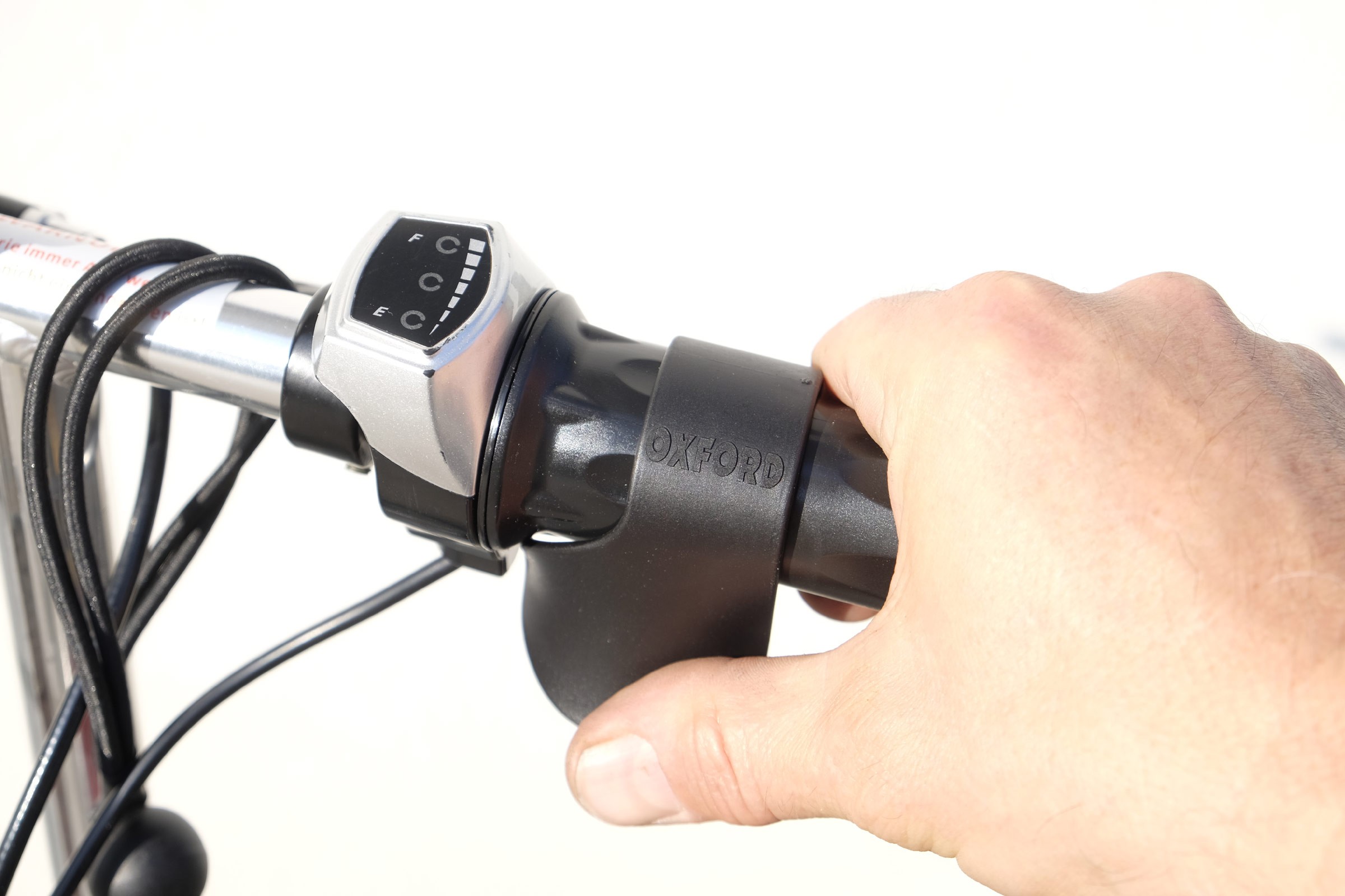Daumen- Handgasschelle f. Handentlastung - breit OXFORD Cruise Throttle Assist Variante: KOMFORT