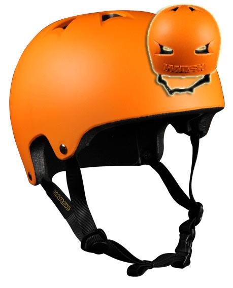 HARSH by MADD MGP skater and boarder helmet orange 