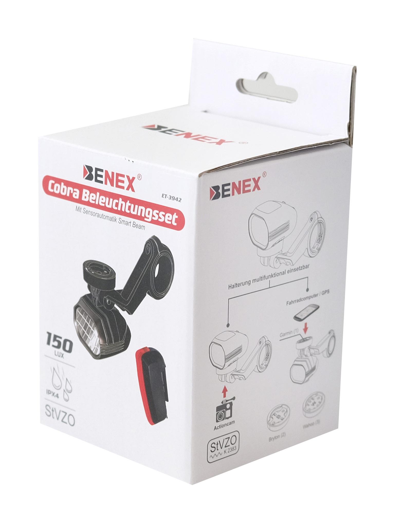 BENEX COBRA 150 LUX LED Beleuchtungsset BENEX COBRA 150 LUX LED Beleuchtungsset