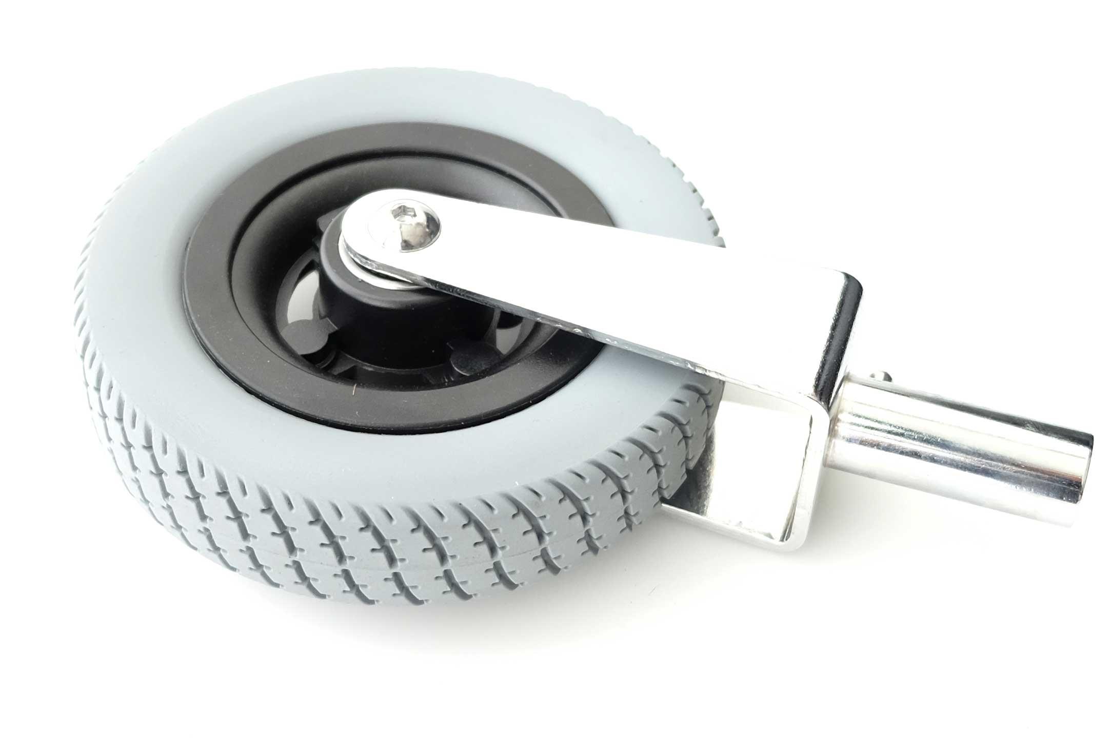 Front tire with fork PU TRAVELSCOOT® Shopping Cruiser Front tire with fork PU TRAVELSCOOT® Shopping Cruiser