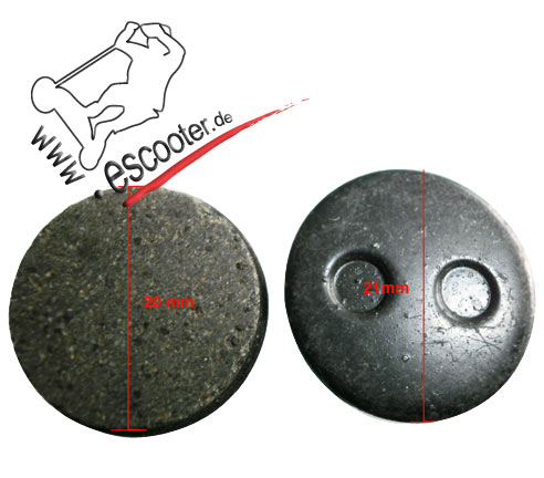 Bremsbelaege ePowerScooter Brakepads Paar / pair